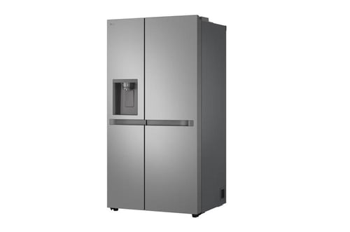 ثلاجة ال جي 22.7 قدمًا ، ثلاجة جنبًا إلى جنب ، لون...