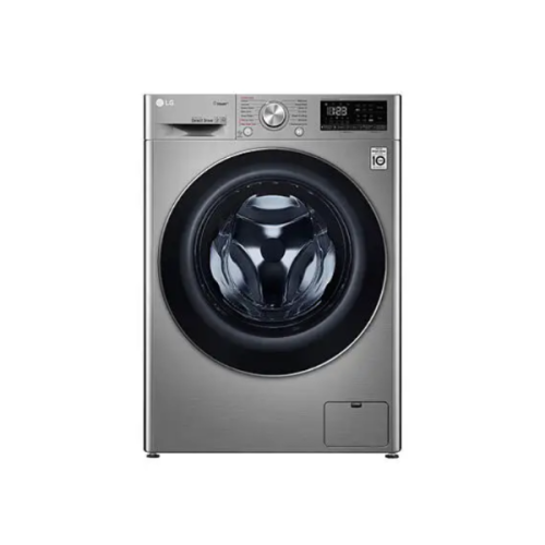 غسالة LG اتوماتيك 9 كيلو استيل فتحة امامية تنشيف 6...