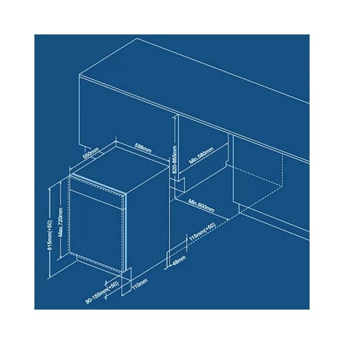 غسالة أطباق بلت ان ميديا (تصميم مخفي) / 14 مكان /...