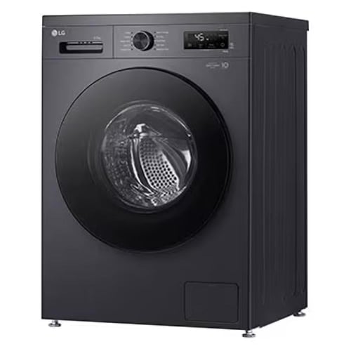 غسالة إل جي تحميل أمامي إنفرتر،مع نشافة 5 كجم، 9 ك...