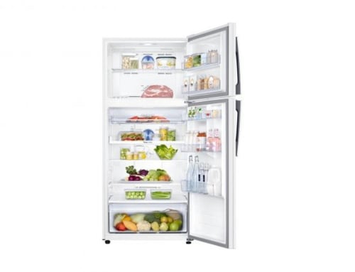 ثلاجة سامسونج ثلاجة مع فريزر علوي بسعة 500 لتر - R...