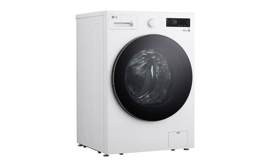 غسالة LG اتوماتيك امامية 15 ك ابيض + تنشيف 80% - W...