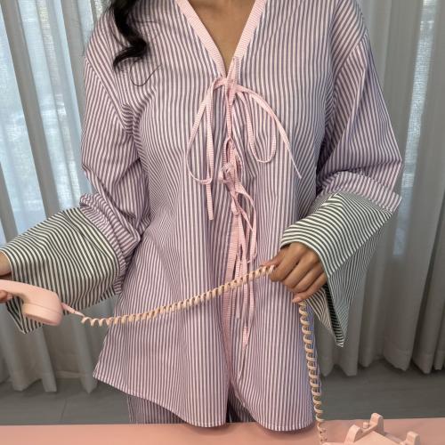 طقم موف مخطط