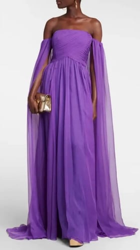 فستان توب بأكمام طويله