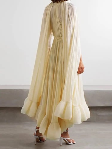 فستان بكيب مكشكش