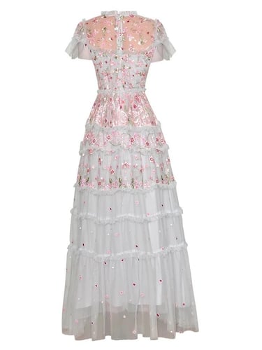 فستان سهرة أنيق فاخر