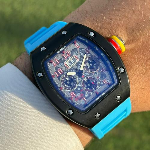 Vander Blue Aristocracy Watch (Iconic Piaget Polo Style)