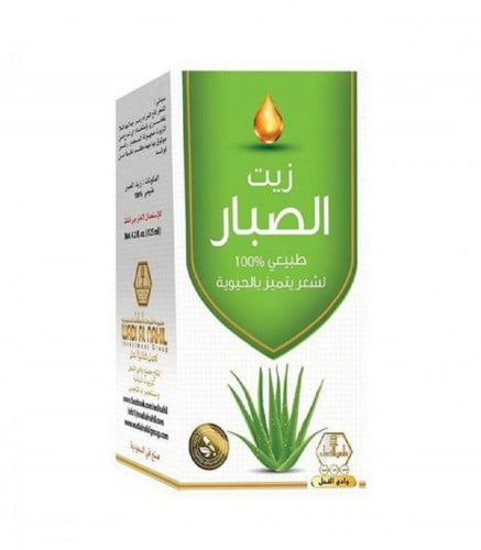 زيت الصبار لشعر يتميز بالحيوية من وادي النحل 125مل