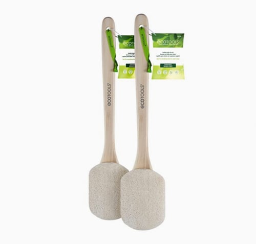 ايكوتولس فرشاة حمام ( لوفه ) بمقبض خشبي