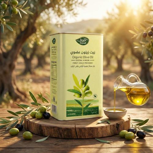 زيت زيتون عضوي الجوف - 4لتر