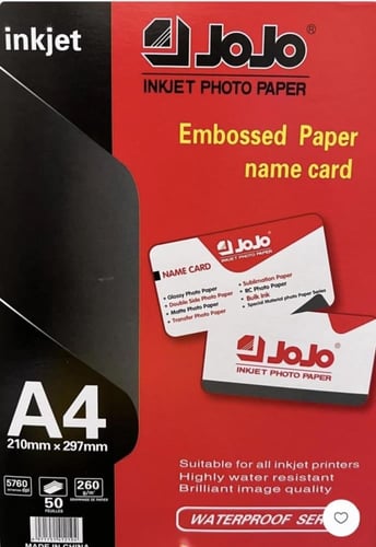 ورق جوجو مقمش لامع بصمة الكتان ضد الماء 50 ورقه 26...