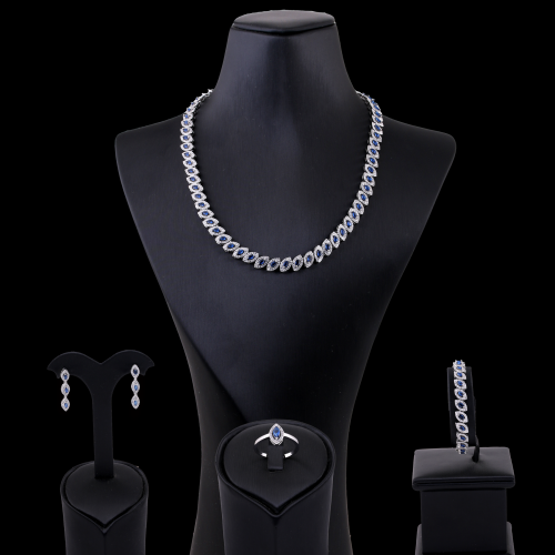 طقم دقة الماس أزرق (B6)