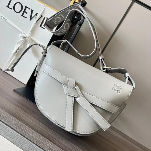 LOEWE Small Leather Gate Dual Cross-Body Bag