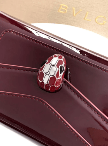 BVLGARI Serpenti Forever Phone Case عنابي