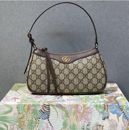 Gucci Aphrodite Small Shoulder Bag GG Canvas
