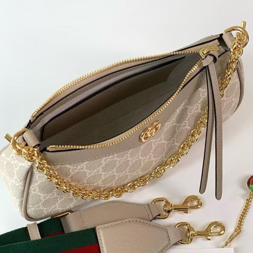 Gucci Aphrodite Small Shoulder Bag GG Canvas