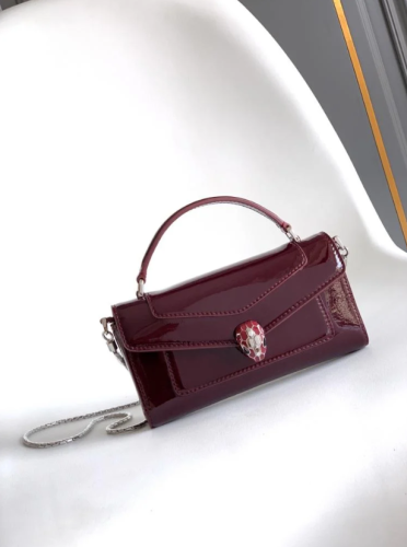 BVLGARI Serpenti Forever Phone Case عنابي