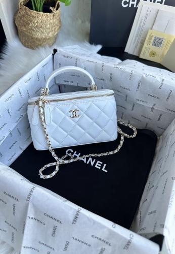CHANEL Small Top Handle Vanity Mirror Case