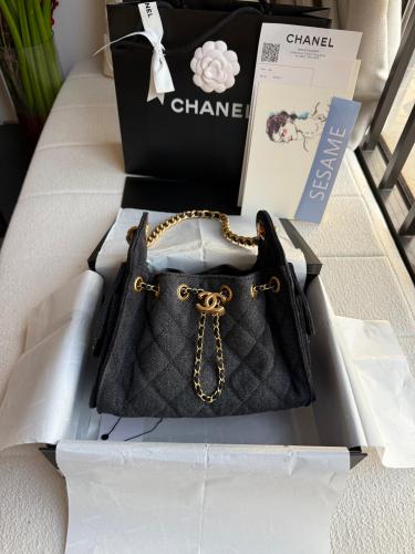 CHANEL Lady Bag Black