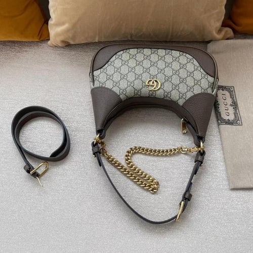 Gucci Aphrodite Small Shoulder Bag GG Canvas