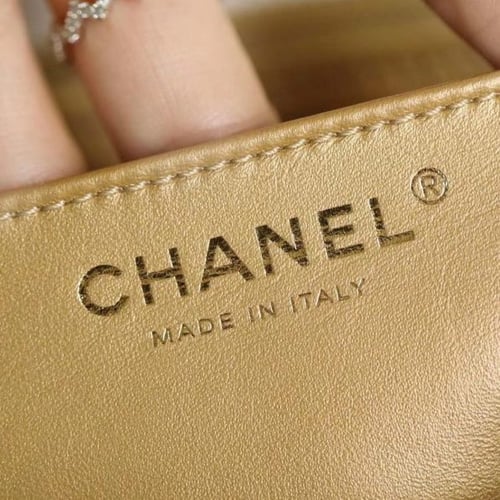 White Quilted Pearl Crush Gold Ball Flap Bag