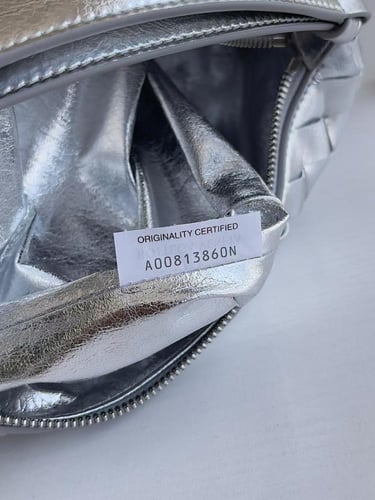 BOTTEGA VENETA Mini Wallace Silver bag