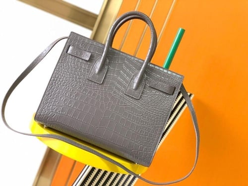 SAINT LAURENT Sac De Jour nano tote bag Gray