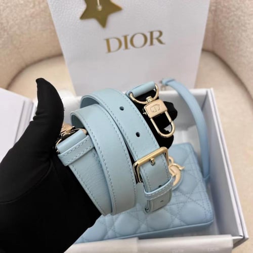 SMALL LADY D-JOY BAG – Cannage Lambskin