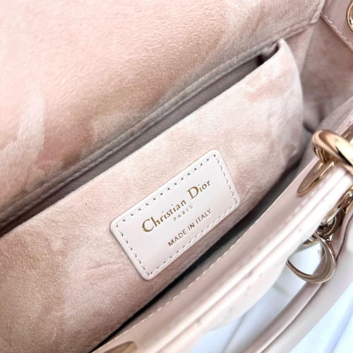 SMALL LADY D-JOY BAG – Cannage Lambskin