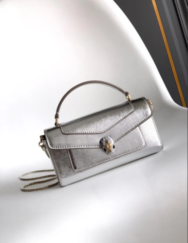 BVLGARI Serpenti Forever Phone Case فضي