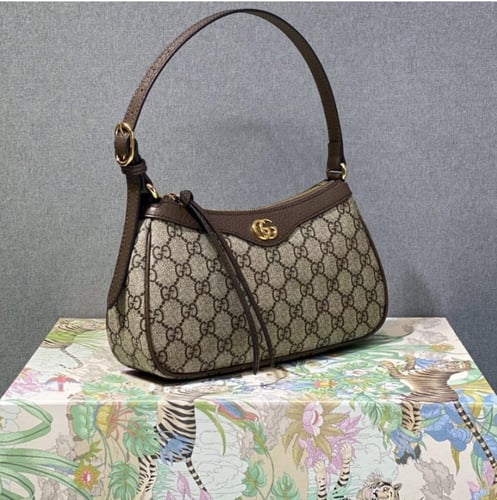 Gucci Aphrodite Small Shoulder Bag GG Canvas