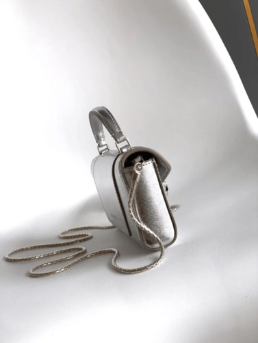 BVLGARI Serpenti Forever Phone Case فضي