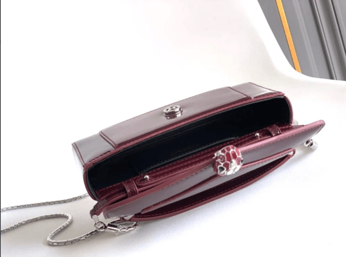 BVLGARI Serpenti Forever Phone Case عنابي