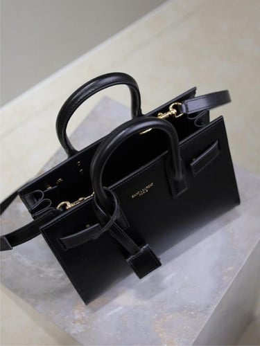 SAINT LAURENT Sac De Jour nano tote bag black