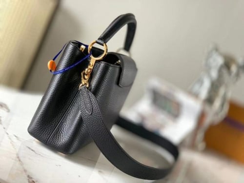 LV CAPUCINES BB Bag – Black