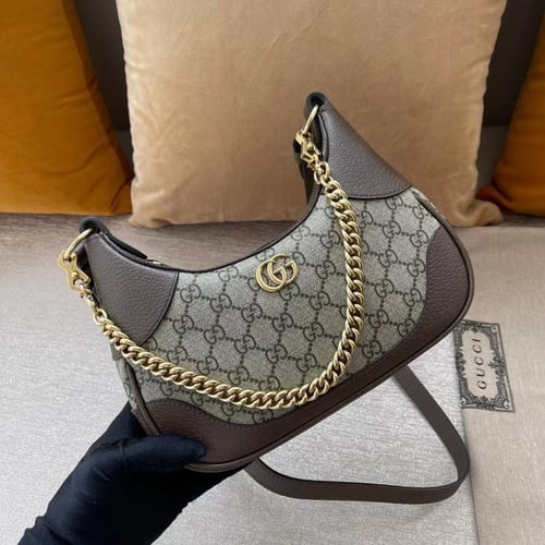 Gucci Aphrodite Small Shoulder Bag GG Canvas