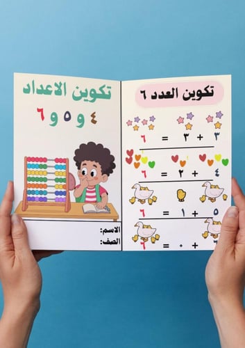 رياضيات ( تكوين الاعداد ٤ و٥ و٦ ) اول ابتدائي