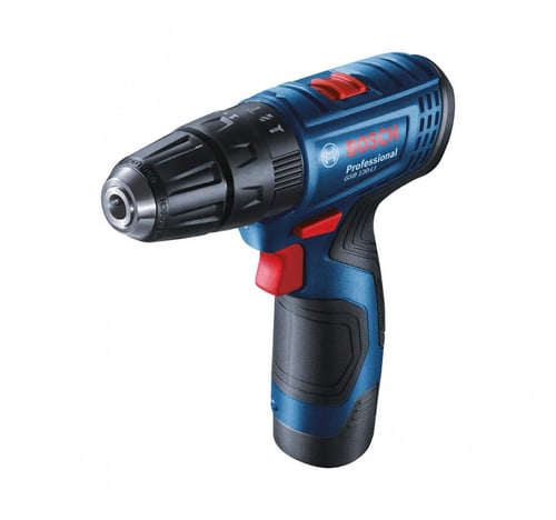 مفك براغي جي اس بي 120-LI‏ مع بطاريتين 12 فولت