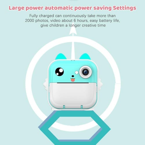كاميرا فورية لطيفة للاطفال بدقة 24 ميجابكسل، كامير...