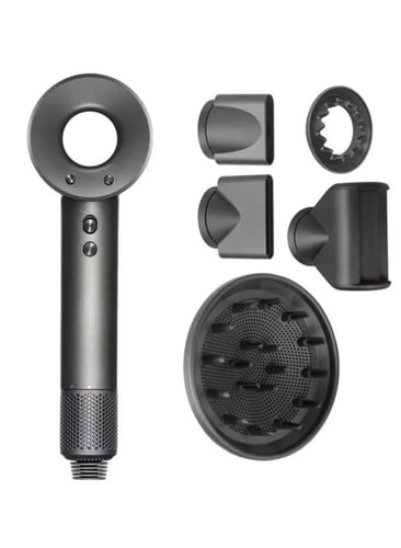 مجفف شعر مع فرشاة مشط ومجفف شعر بقوة 1500 واط ومجف...