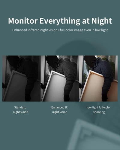 كاميرا الأمان الداخلية 360 AC1C، 1080 بكسل، رؤية ل...