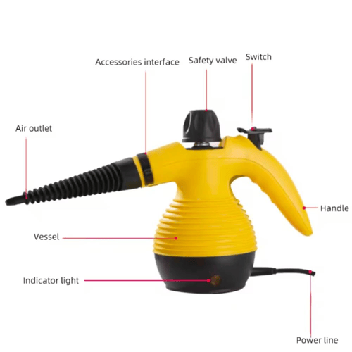 جهاز تنظيف بالبخار صغير محمول باليد