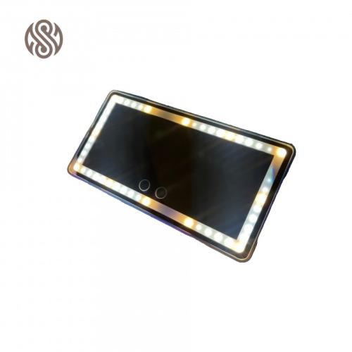 مرايا LED للسياره ابيض