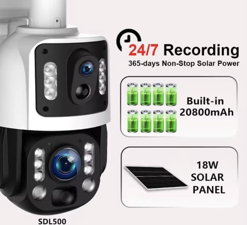 كاميرا مراقبة شمسية 4Gزووم 36x