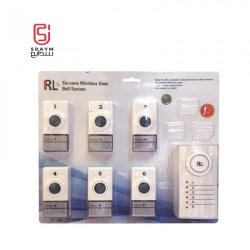 ستة جرس الباب اللاسلكي هو للمكاتب حيث متعددة- RL-0...