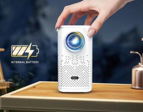 جهاز عرض محمول صغير | بطارية مدمجة | 150 لومن ANSI...