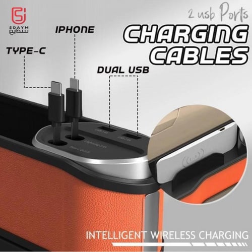 صندوق تخزين السيارة العالمي للهاتف المحمول المزدوج...