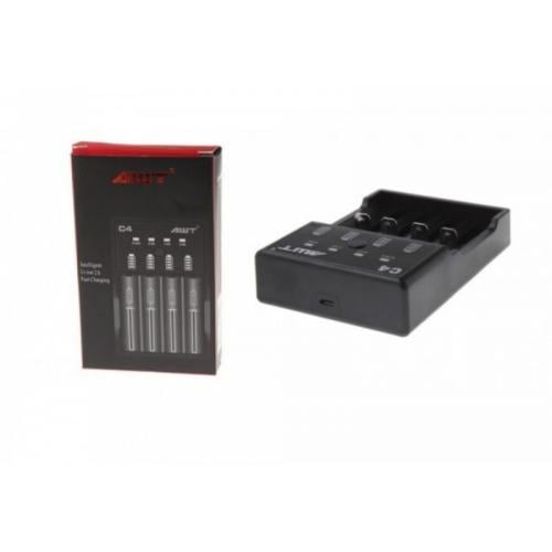 AWT C4 USB Fast Charger 2A ل 18650 أو 26650 أو 207...