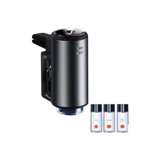 فواحة و معطر سيارة ذكي مع 3 عبوات زيوت عطرية