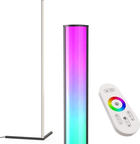 مصباح أرضي زاوية Aurora LED - ضوء RGB متغير اللون...